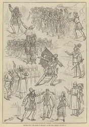 Sketches from The Pirates of Penzance, at the Opera Comique